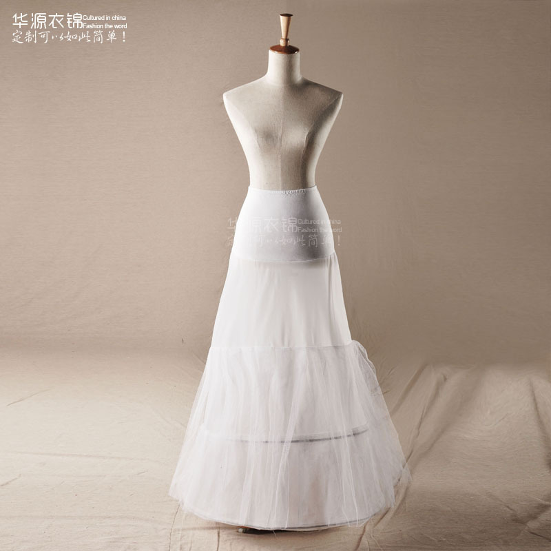 Quality fish tail wedding dress pannier wedding accessories fish tail skirt double wire pannier