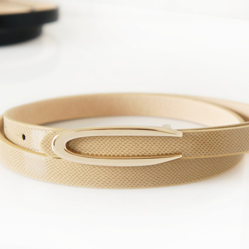 Quality genuine leather decoration thin belt fashion all-match women's strap Women c1150