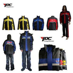 Quality professional motorcycle battery car raincoat rain pants set thickening double layer fashion y1