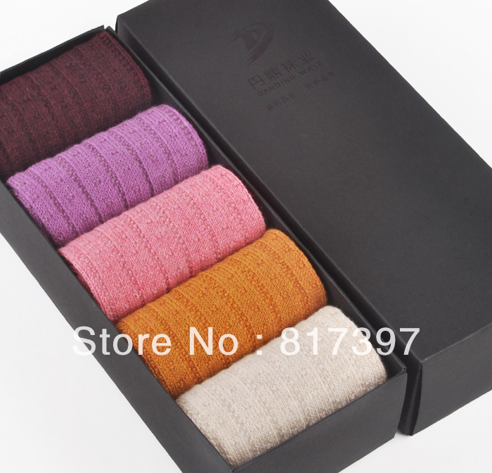 Quality socks women's 100% cotton needle commercial socks gift box