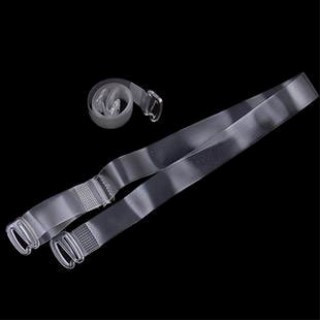 Quality soft slip-resistant belt bra all-match transparent yarn mill invisible shoulder strap