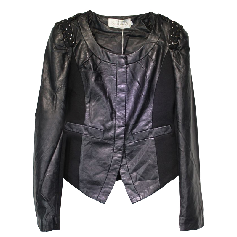 Quality stick slim elegant leather clothing new arrival