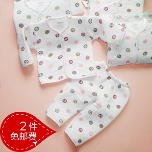Quality thermal bamboo fibre underwear baby infant newborn underwear set autumn and winter