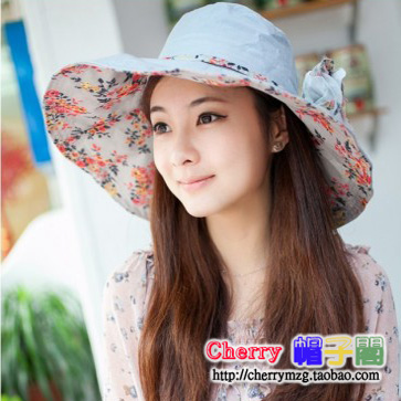 Quality women's sun-shading big hat along fresh small summer sun hat