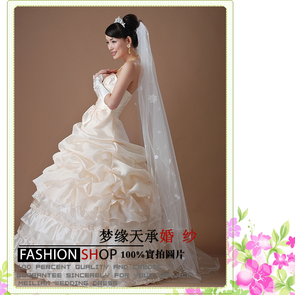 Quality yarn 3m quality veil 80 veil quality wedding dress