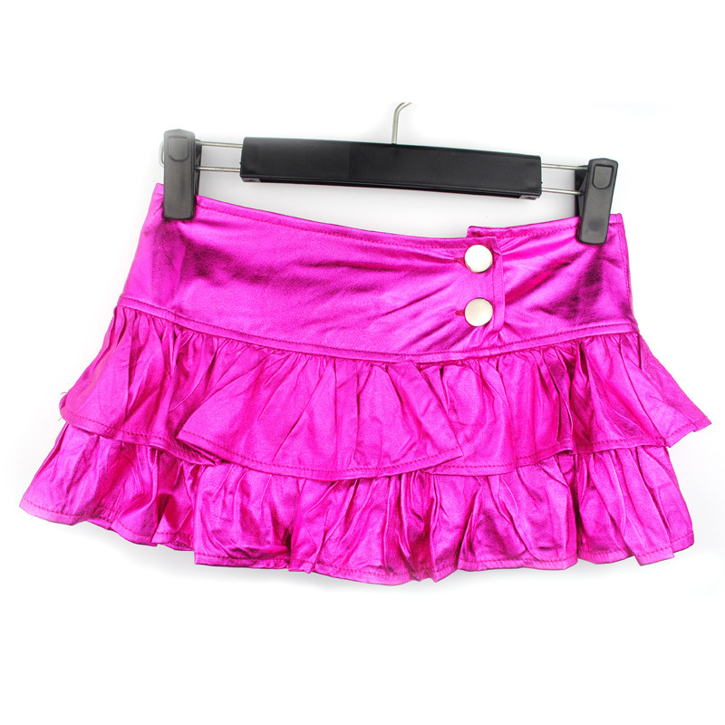 Queen - 2013 autumn sexy all-match patent leather miniskirt - 006