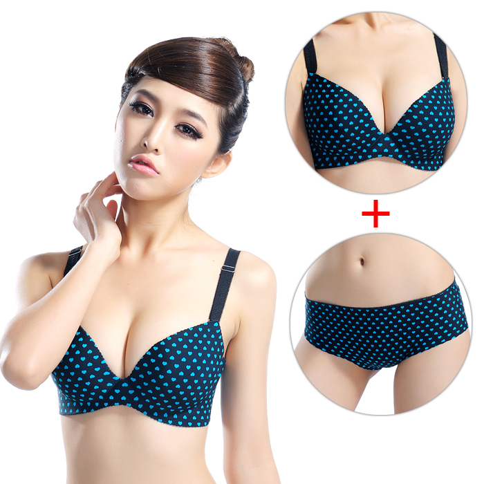 Queen comfortable underwear a chip push up seamless bra a c