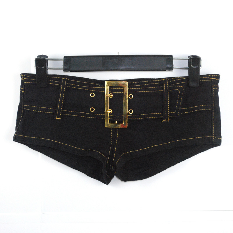 Queen middot . 99 3 slim hip belt shorts - 3046