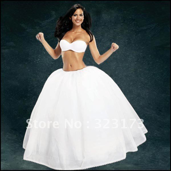 Quinceanera Bridal Crinoline Slip with Drawstring Wedding Party Ball Gown Petticoat