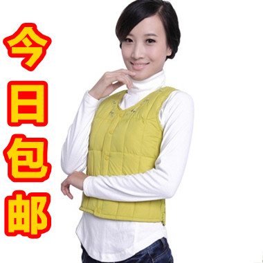 Quinquagenarian women's down vest Women down vest down coat liner down waistcoat vest female Free Shipping