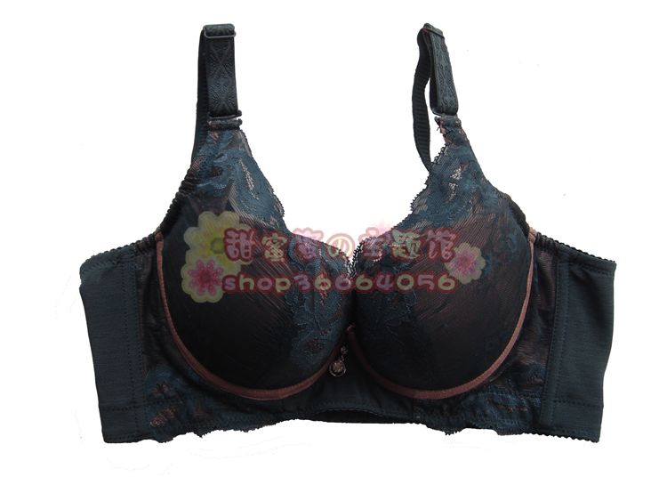 Ra13801 thick cup carbon light fabric a cup b bra massage beads push up