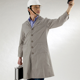 Radiation-resistant male radiation-resistant long-sleeve work wear protective lab coat 50106