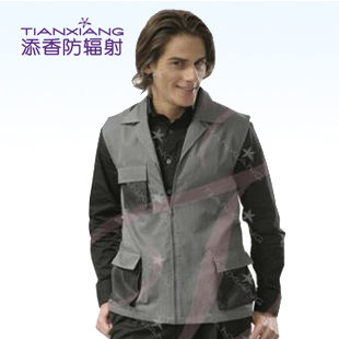 Radiation-resistant male vest 20107 radiation-resistant tooling suit collar male vest