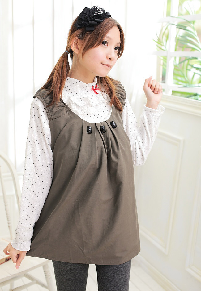 Radiation-resistant maternity clothing chest pleated beaded vest maternity radiation-resistant 1010 free shipping dropshipping