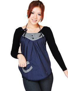 Radiation-resistant maternity clothing metal fiber radiation-resistant bellyached radiation-resistant spaghetti strap 007 - 13