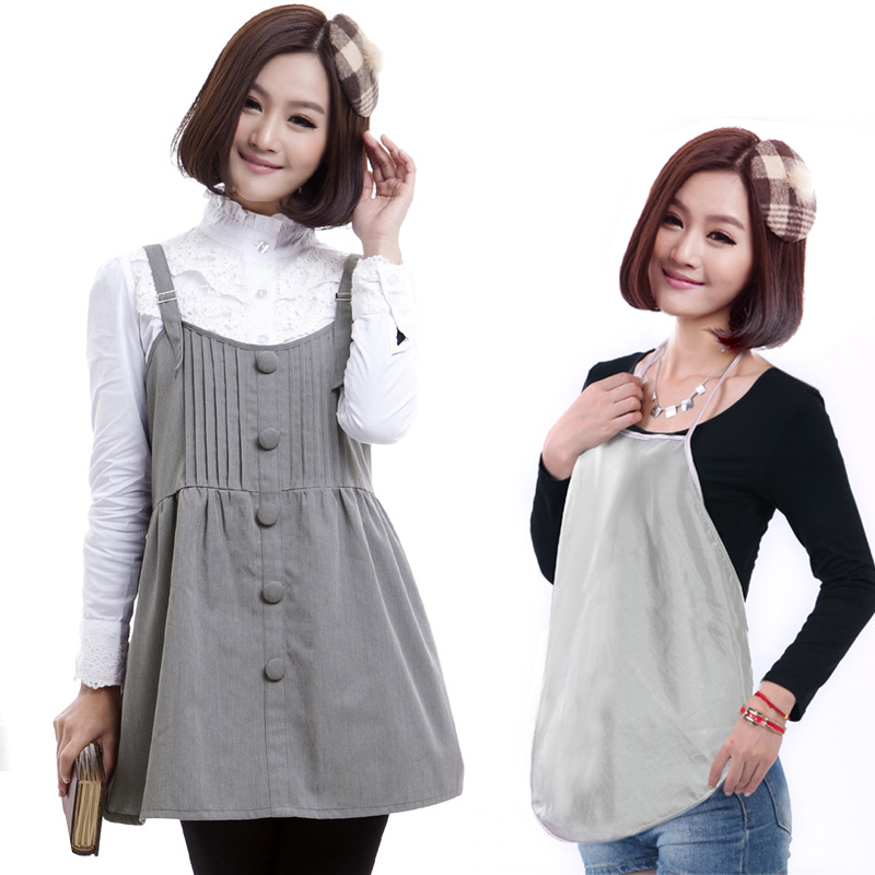 Radiation-resistant maternity clothing silver fiber apron maternity radiation-resistant double protection 1202 - 002