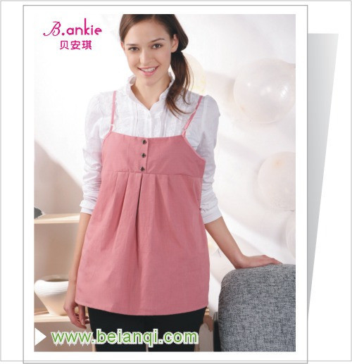 Radiation-resistant maternity clothing spring and summer maternity radiation-resistant spaghetti strap baq302