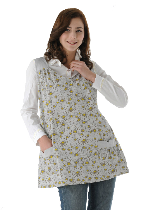 Radiation-resistant maternity clothing trend V-neck fashion print hot-selling 315 series