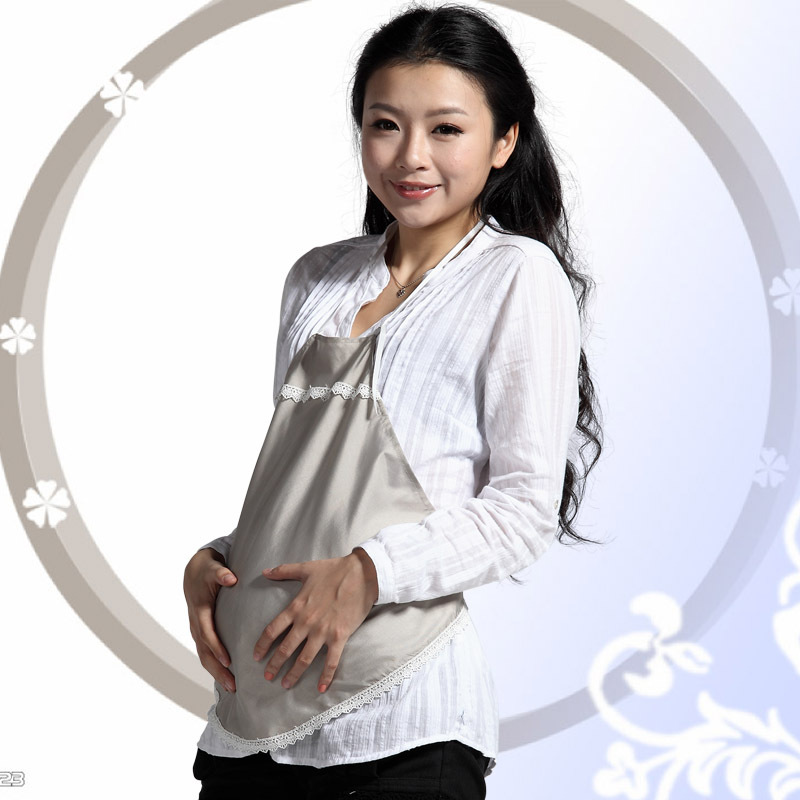 Radiation-resistant radiation-resistant bellyached maternity summer silver fiber lace decoration