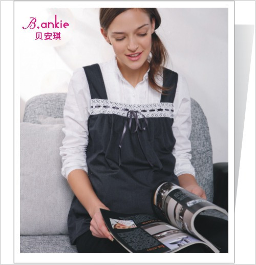 Radiation-resistant spaghetti strap maternity radiation-resistant baq306 maternity clothing