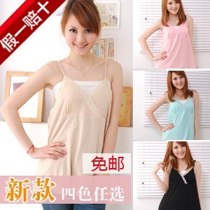 Radiation-resistant spaghetti strap underwear innerwear maternity clothing radiation-resistant pure silver vest