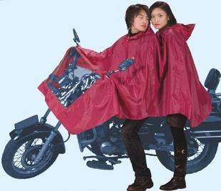 Raincoat n231 apple double motorcycle electric bicycle poncho double raincoat