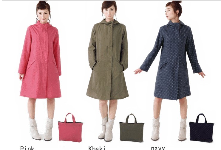 Raincoat trench with a hood clashers fashion raincoat poncho breathable