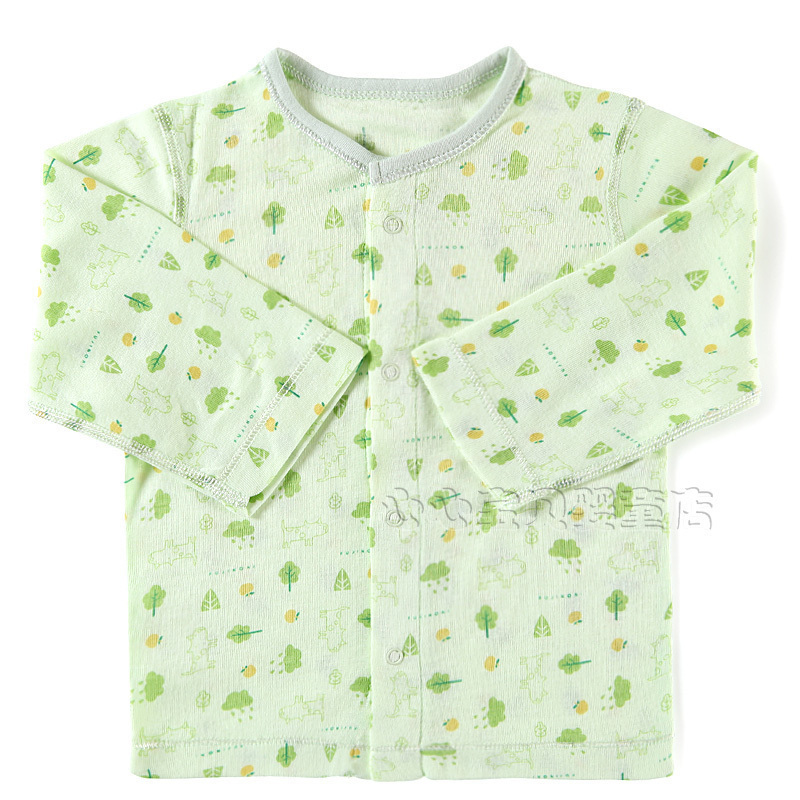 Rattan carpenter's 2012 summer 100% cotton baby underwear pa882-136g male double-breasted top