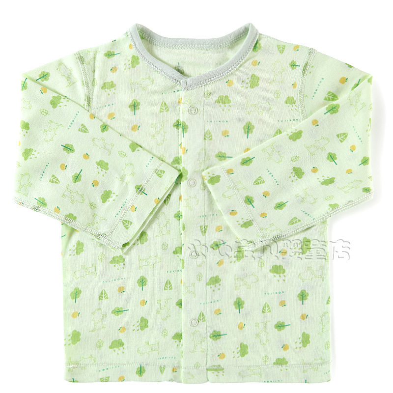 Rattan carpenter's 2012 summer 100% cotton baby underwear pa882-136g male double-breasted top