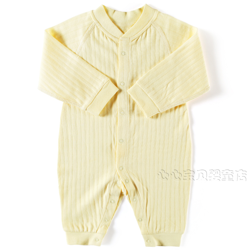 Rattan carpenter's autumn and winter 100% cotton baby underwear romper pa661-121y baby romper bodysuit