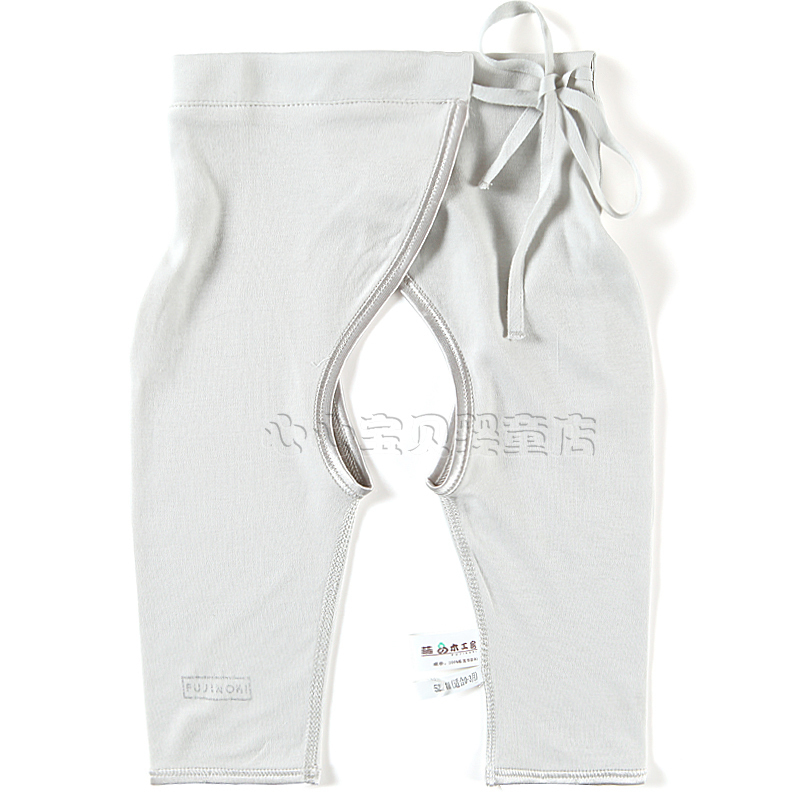 Rattan carpenter's spring and summer 100% cotton baby underwear panties pa996-122f baby strap open-crotch pants