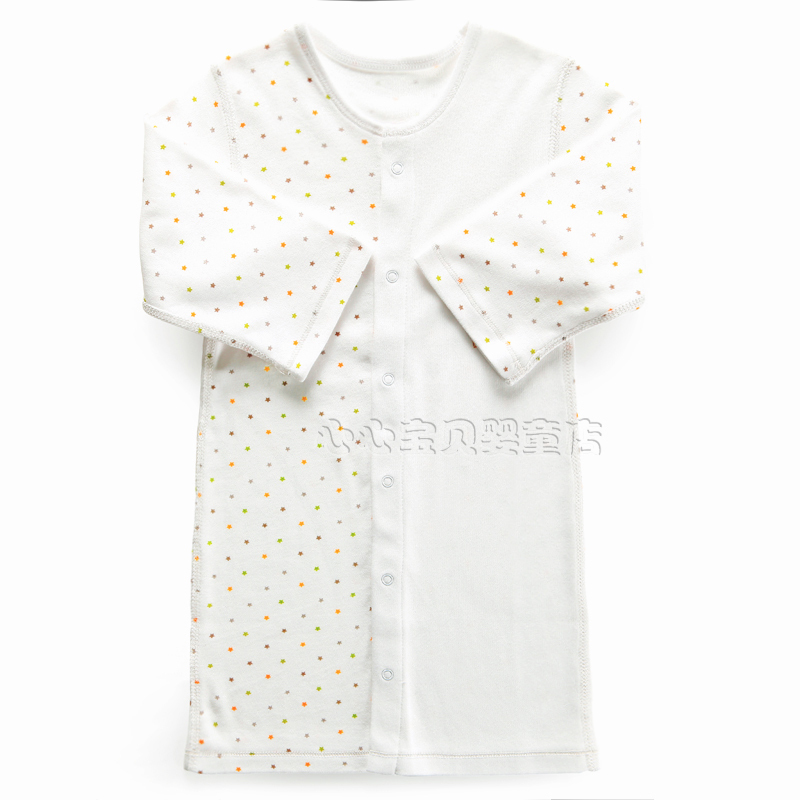 Rattan carpenter's spring and summer 100% cotton baby underwear sleepwear pa880-132w baby lounge robe
