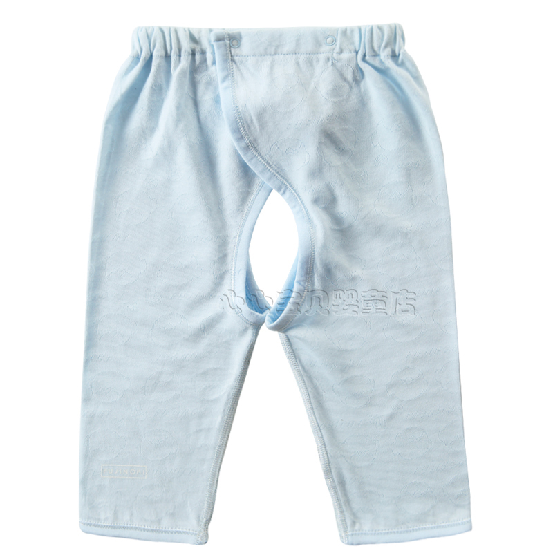 Rattan carpenter's summer 100% cotton baby underwear pa990-140b p baby open-crotch pants