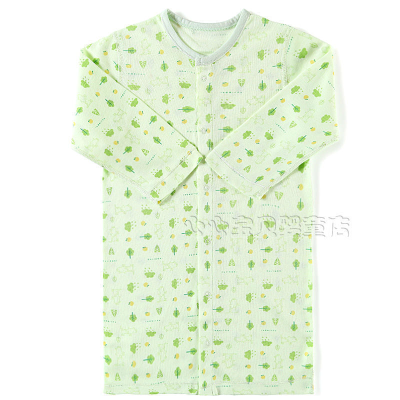 Rattan carpenter's summer 100% cotton baby underwear sleepwear pa880-136g baby air conditioning service robe