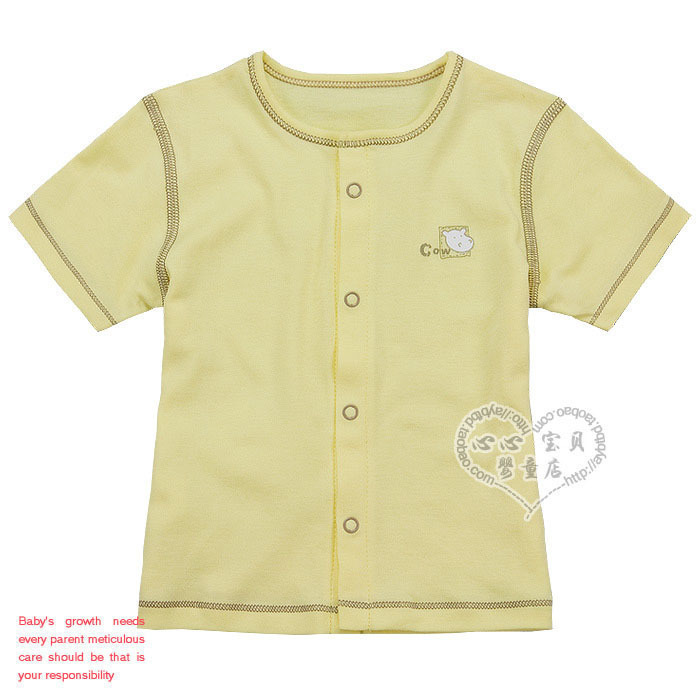 Rattan carpenter's summer antibiotic 100% cotton baby underwear pa883-83y short-sleeve sleepwear lounge