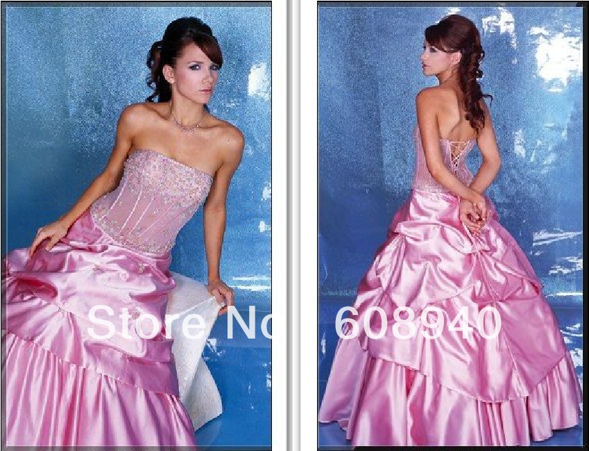 Really picture of custom wedding dress  prom/evening dress,Can choose the colors and materials,factory offer LF152