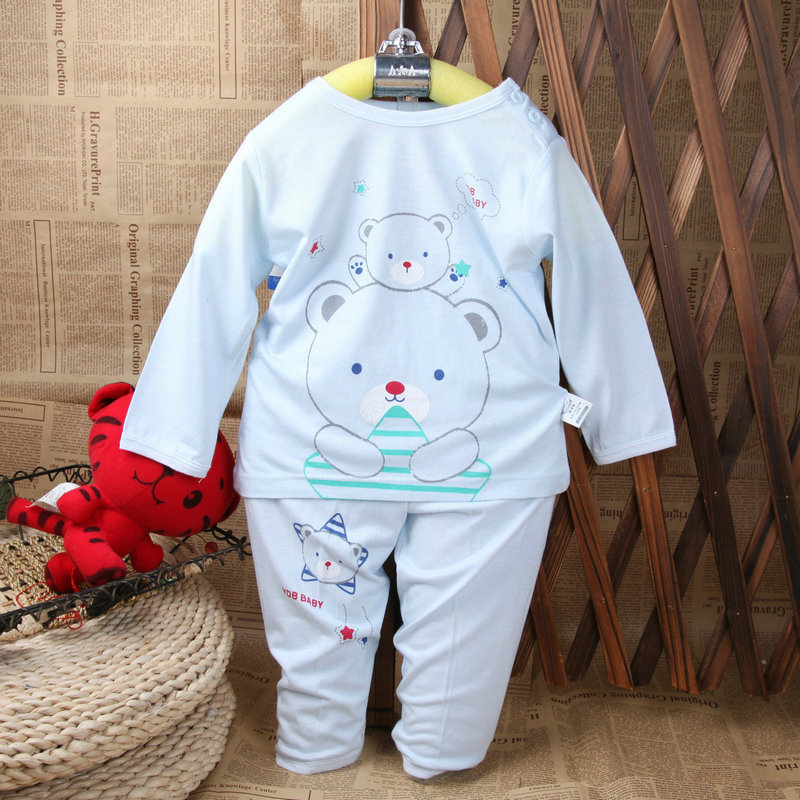 Recurrent child underwear set 100% cotton male child female child summer ultra-thin bamboo fibre baby underwear y1575