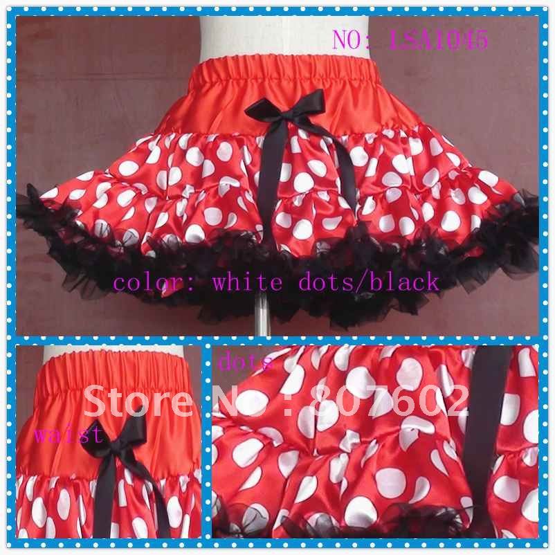 red  shading  white  polka  tutu  skirt,  one  piece  selling  tutu