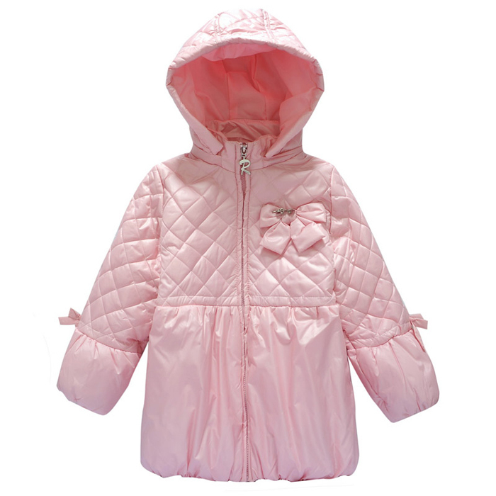 REDBABY winter new arrival female child cotton-padded jacket child cotton-padded jacket female child medium-long wadded jacket