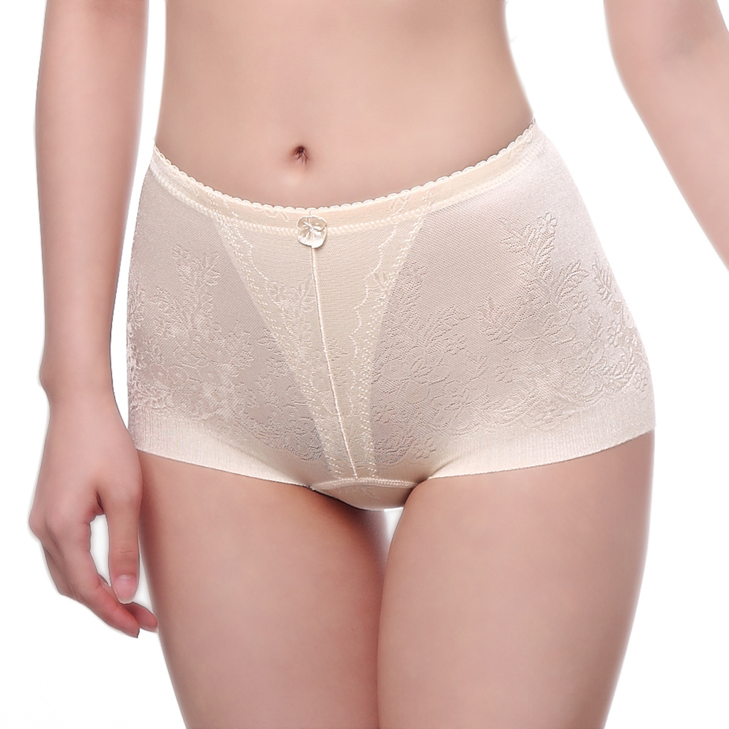 Repair mid waist corselets butt-lifting seamless abdomen drawing panties abdomen drawing pants body shaping pants puerperal