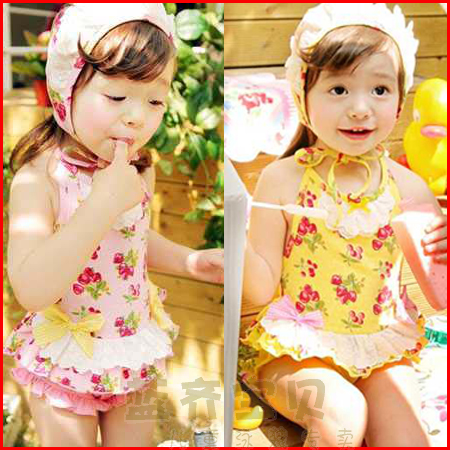 Retail, 2013 new child one piece swimwear, swimsuit/swim wear for children's/baby/kids/girl/girls