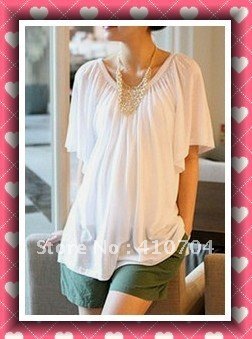 retail and wholesale fashion soft cotton maternity summer T shirt short sleeves wear clothes Pregnant women tops white 0081