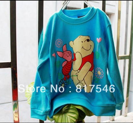 Retail - children tops autumn/spring  boys girls t shirt children clothing kids clothing 5colors