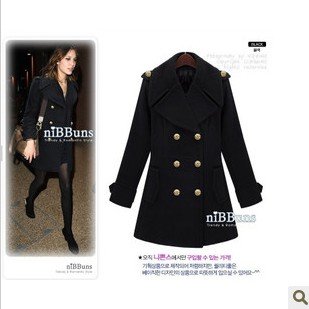 Retail Fashion style black badge,double-breasted coat/Coats Women/Jackets for Ladies/Clothes Women/Jackets Women/Trench Coat