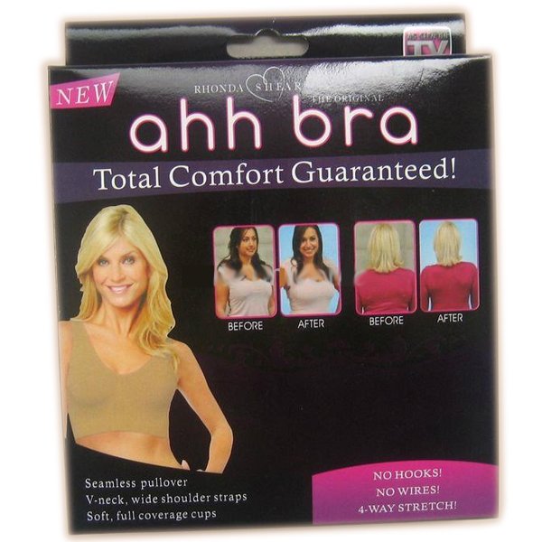 Retail Packing! 3pcs/set Sexy Ahh bra Slimming Underwear Breast Body Shaper Push Up Breast Rhonda Shear Free Shipping HB0353