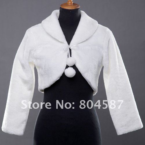 Retail/Wholesale!Grace Karin Faux Fur Wedding Bridal Wrap Shawl Jacket Coat Bolero,free shipping! CL2617