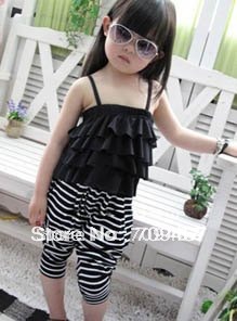 Retailer-Free Shipping!Promotion!Stock! Korea Girl Causal Cotton Jumpsuit / Pant/baby clothes/baby sets Lucyyuan3207