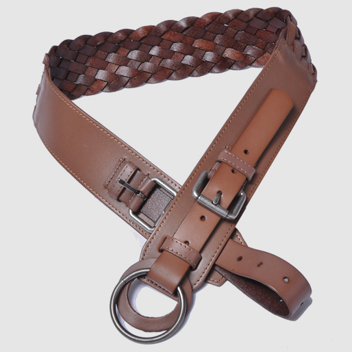 Retro finishing vintage strap genuine leather belt first layer of cowhide women's cummerbund coffee all-match fashion