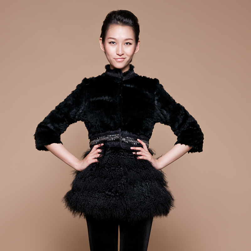 Rex rabbit hair wool medium-long fur fu12339