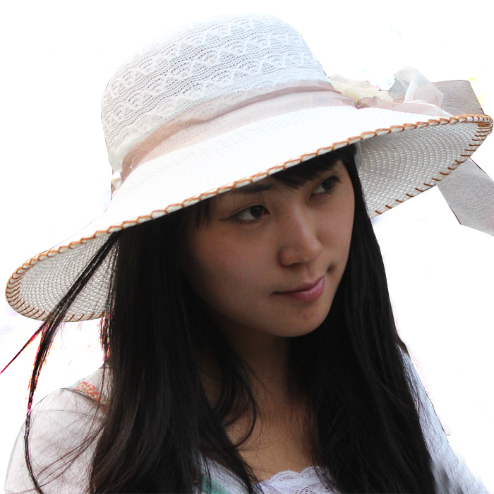 Rgxzr large-brimmed hat female summer sun hat three-dimensional flower sunbonnet sun hat
